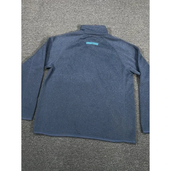 Patagonia 1/4 Zip Better Sweater Mens Large Navy Blue Fleece Jacket Pocket - Picture 3 of 8